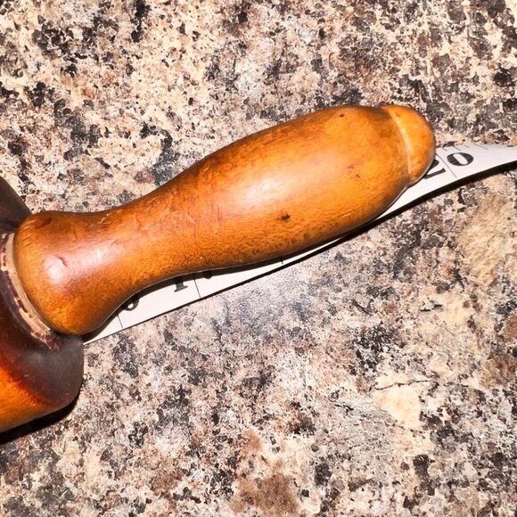 Vintage wooden rolling pin 20 inch - Picture 7 of 9